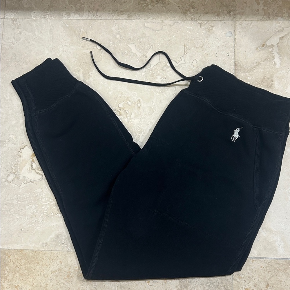 Ralph Lauren Womens Black Sweatpants